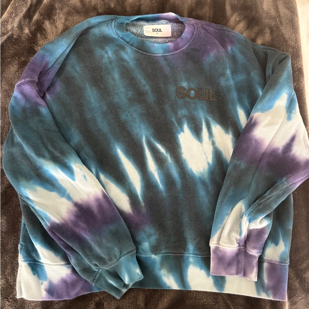 Tie dye Soulcycle sweatshirt